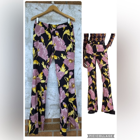 LA DOUBLEJ Saturday Night Floral Bootcut Pants -
Size Medium - Picture 1 of 17